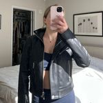 BLANK NYC  Moto Faux Leather Jacket Photo 0