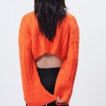 ZARA knitted turtleneck sweter top cardigan Photo 5