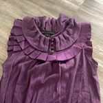 Marc Jacobs  Purple Ruffled Blouse Photo 1
