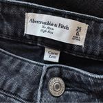 Abercrombie & Fitch The Mom High Rise Curve Love Jeans in Black Size 25/0 Long Photo 12