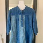 M i H Denim Colorblock Dress Size L Photo 1