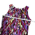 Wisp‎ Purple Sleeveless Maxi Dress Abstract Print Party Cocktail US 2 Photo 6