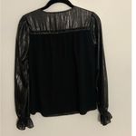 Current Air  Shimmering Black blouse size‎ xs Photo 2