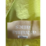 Araminta James Portugal Shirt in Limoncello Large Womens Button Down Top Green Photo 7
