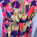 W118 By Walter Baker  Maxi Dress Large Multicolor‎ Floral Sleeveless Lined Photo 2