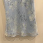 Halston Heritage Halston Vintage Y2K Pastel Blue Floral Slip Chemise Lingerie Coquette Fairy Soft Photo 4