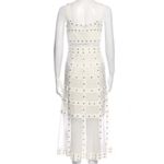 Alexander McQueen NWT  Studded Mesh-Panel Midi Dress Photo 2