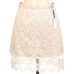 Lovers + Friends Ivory Ella lace formal skirt M Photo 0