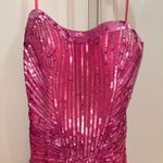 Ashley Lauren Pink Prom Homecoming Cocktail Dress Photo 3