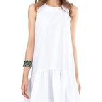 NEW Well Need Sleeveless Ruffle Loose Tank Casual Sundress S White Photo 0