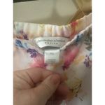 Christopher & Banks  Large Petite Pink Floral Skirt Easter Church Photo 1