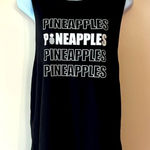 Bella Canvas  Black Pineapples Muscle Tee Sz XL Photo 0