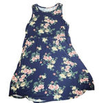 Maurice's  Dark Blue Floral Midi Dress Photo 0