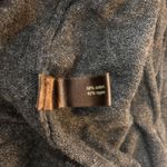 The Limited  Womens Cardigan Sweater Ruffle Open Front Cotton Blend Gray XS Photo 3