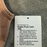 Lululemon Power Pivot Tank *ribbed Photo 2