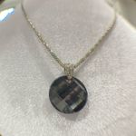 American Vintage Vintage bracelet pendant necklace set Cocktail Party Jewelry Smokey Quartz stone Photo 9