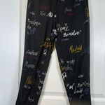 LuLaRoe  Rise Collection - Infinite Joggers - Black Paris London Rome Size XS EUC Photo 0