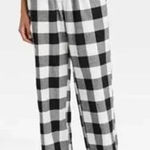 Auden NWT Women's Black White Buffalo Check Flannel Sleep Pants Size M Size M Photo 0