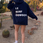 le surf cowboy hoodie Blue Size L Photo 0