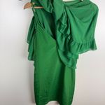 Lovers + Friends Lovers + Friends Womens Mona Mini Dress Size XS Green Ruffle Tiered Party Flowy Photo 2