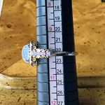 Natural Ethiopian Opal Sterling Silver Ring Size 10 Photo 7
