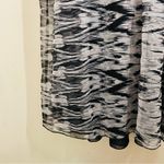 Joie  Silk Black and Gray Maxi Dress Abstract Print size S Photo 8