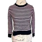Sonia By Sonia Rykiel Sweater Sz Medium Striped Preppy Skater E Girl Punk Wool Multiple Photo 0