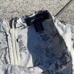 Who What Wear 12 Black & Ivory Linen Floral Maxi Skirt A Line Photo 1