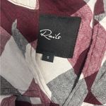 Rails  size small Redding Red Burgundy and white plaid long sleeve button up Photo 1