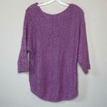 Elle ‎ Sweater Purple Photo 3