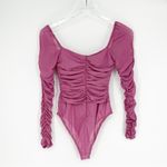 Princess Polly  Delaney Ruched Bodysuit 4 Pink Photo 2