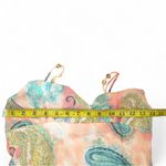 Y2K Dainty Fairycore Coquette Mcbling Pink Babydoll Paisley Floral Top Shirt Blouse Ruffle Size XS Photo 5