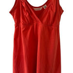 Derek Heart Red Tank Top Medium Empire Waist Spaghetti Strap Colorblock Nautical Photo 0