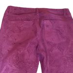 Elle  wine paisley print corduroy jeans Photo 2