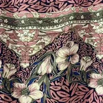 Vintage Bobbie Brooks Floral Boho Purple Pink Blouse Size medium Photo 1