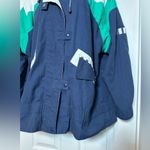 Westport Vintage 80s  Women’s Retro Windbreaker Full Zip Drawstring Era Jacket Photo 4
