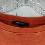 Forever 21  Williamsburg Burnt Orange Cropped Retro Sweatshirt Photo 3