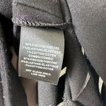 Lafayette 148  Black Striped Sheer Short Sleeve Dress with Slip XS Photo 3