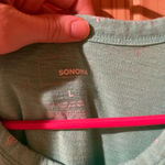 Sonoma  green tank top with cactus details size Large Photo 2