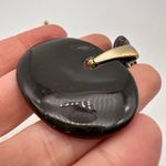 Chico's Chico’s leather multi cord layered enamel coated pendant necklace espresso brown Photo 8