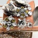 ASOS satin embellished bridal pointed toe block heels Size 5 Photo 10