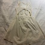 Hailey Logan by Adrianna Papell White Ivory mini dress Size Medium Back Cut Out Photo 6