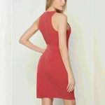 Teeze Me NWT Sleeveless Modest Asymmetrical Drape Skirt Career  dress Photo 1