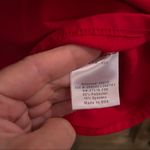 Athleta  Red Black Long Sleeve Lined Athletic Running Pullover Top Photo 5