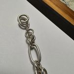 Women’s Signed Best Silver Tone Chain Bracelet 8 Inch Photo 1