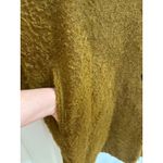 Bar III  Wool Blend Olive Mustard Green Single-breasted Coat Jacket Women‘s L Photo 3