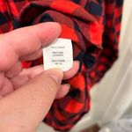 J.Crew Buffalo Plaid Flannel Popover Button Down size Large Photo 7