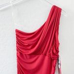 Emerald Sundae Red One Shoulder Mini Dress NWT Photo 1