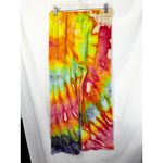 4OUR DREAMERS Medium Gauzy Pants Handmade Tie Dye Elastic Pull On Spiral 901 Photo 5