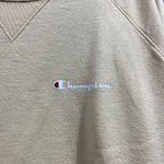 Champion  Athletics Powerblend Sweatshirt Womens XL Yellow Fleece Lined Crew Neck Photo 2